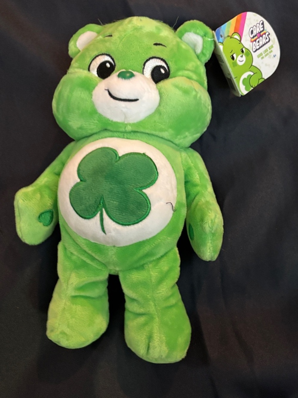 🆕 Care Bears Green Good Luck Plush Bear With A Shamrock